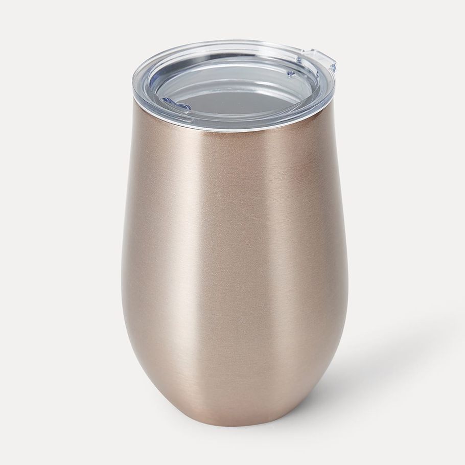 340ml Gold Look Stainless Steel Reusable Tumbler