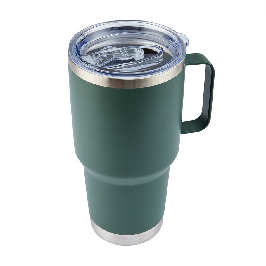 840ml Reusable Travel Cup with Handle - Green