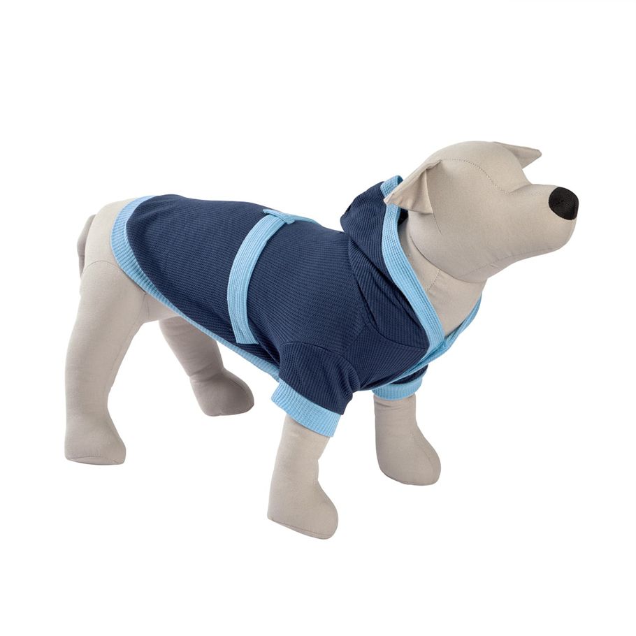 Pet Dressing Gown - Small, Blue