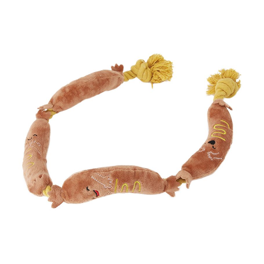 Pet Toy Rope Sausage
