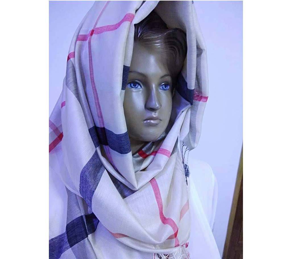 Pure Cotton Floral Design Hijab 