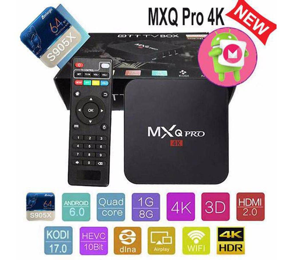 MXQ Pro 4K Android 6.0 tv Box