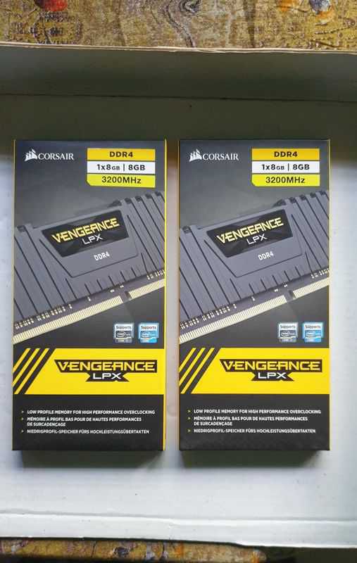 Corsair Vengeance lpx 16GB (8x2) 3200mhz