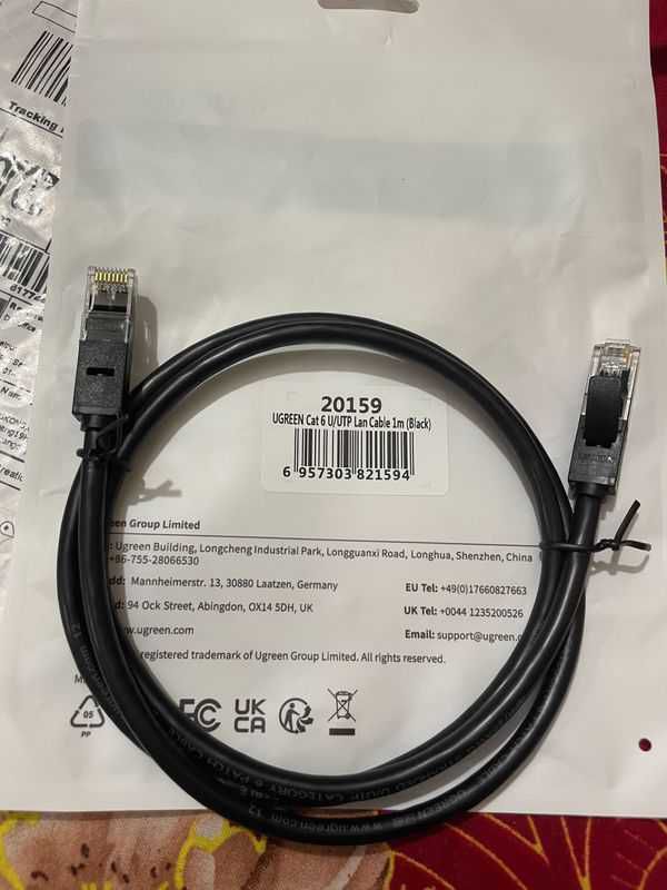 Ugreen cat6 Ethernet patch cable gigabit rj45 network wear lan