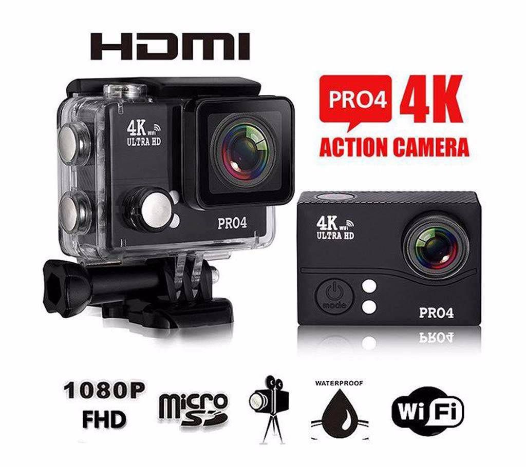 Pro4 4K 2.0" LCD WIFI Action Camera 