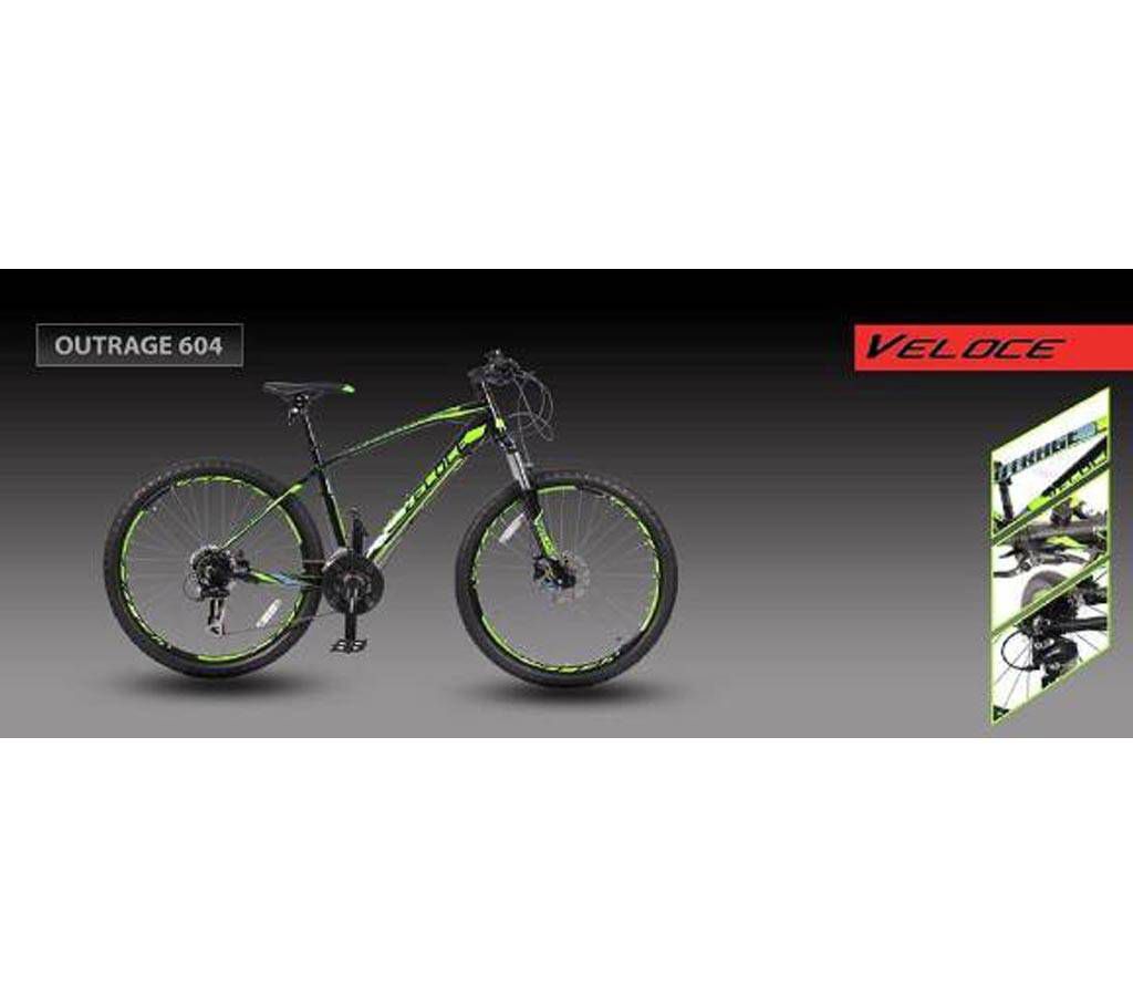 Veloce Outrage 604 - 2017 Sports Green Bicycle