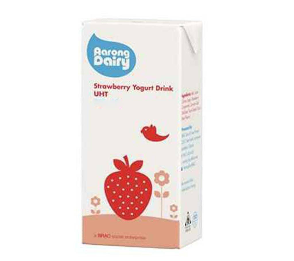 AARONG UHT Strawberry Yogurt Tretra Pack 200ml 