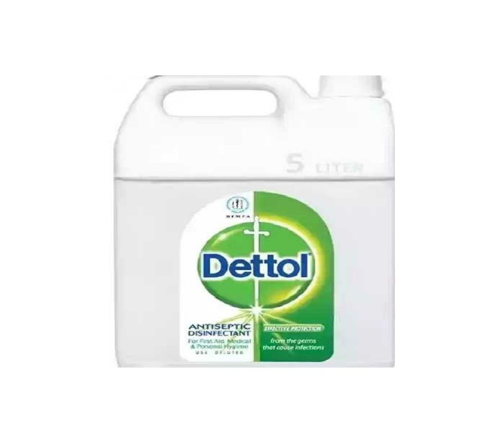 Dettol Liquid 5 ltr - New rate - 5Pcs Pack - 24 - UDL-RB-316236