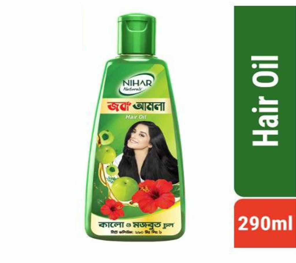 Nihar Naturals Hair Oil Joba Amla 290ml - ASD -17- 7MARICO-310455