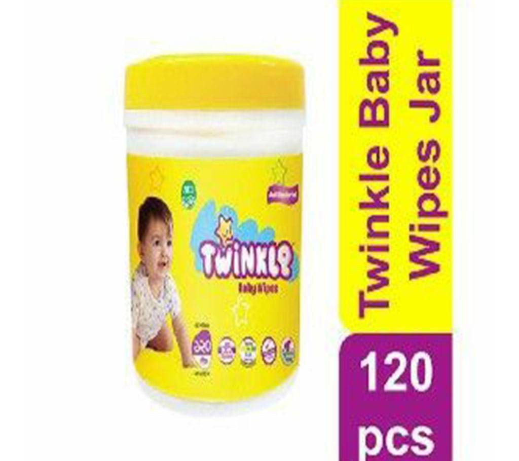 Twinkle Baby Wipes Jar 120pcs - ASF - 168 - 7ACI-316182