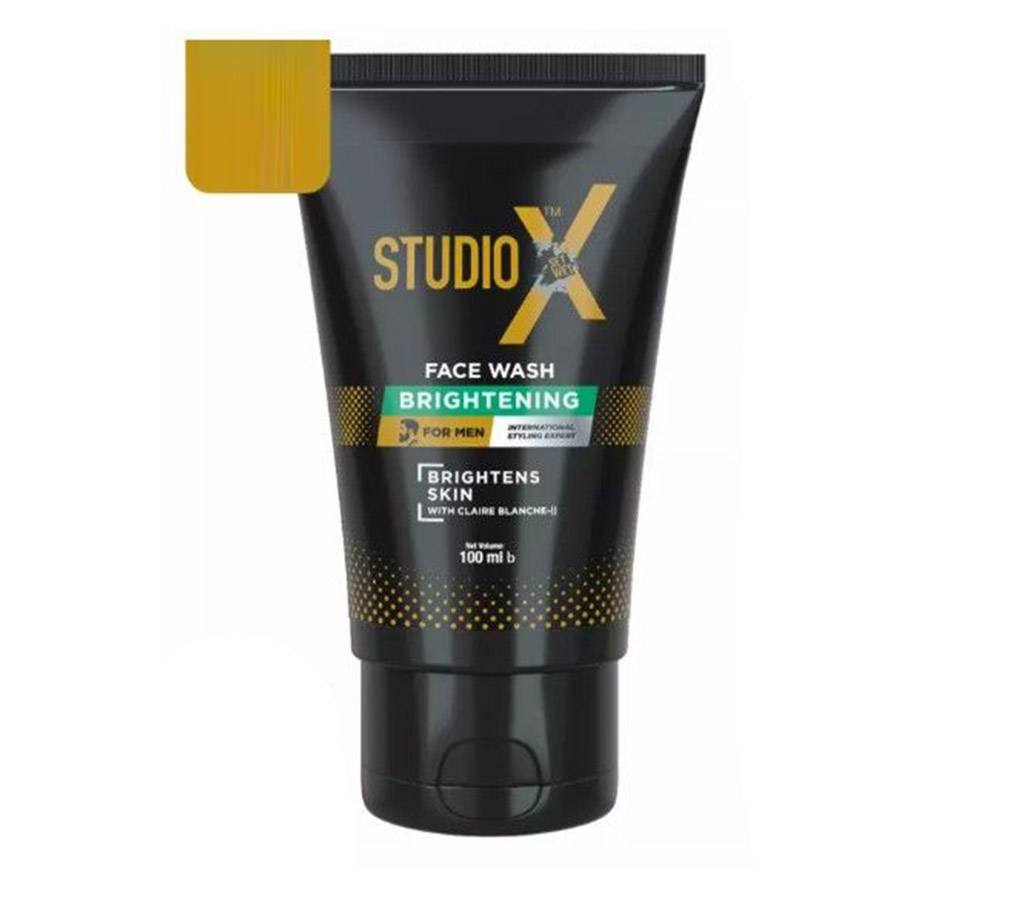 Studio X Brightening Facewash for Men 100ml - ASD - 73- 7MARICO-310513