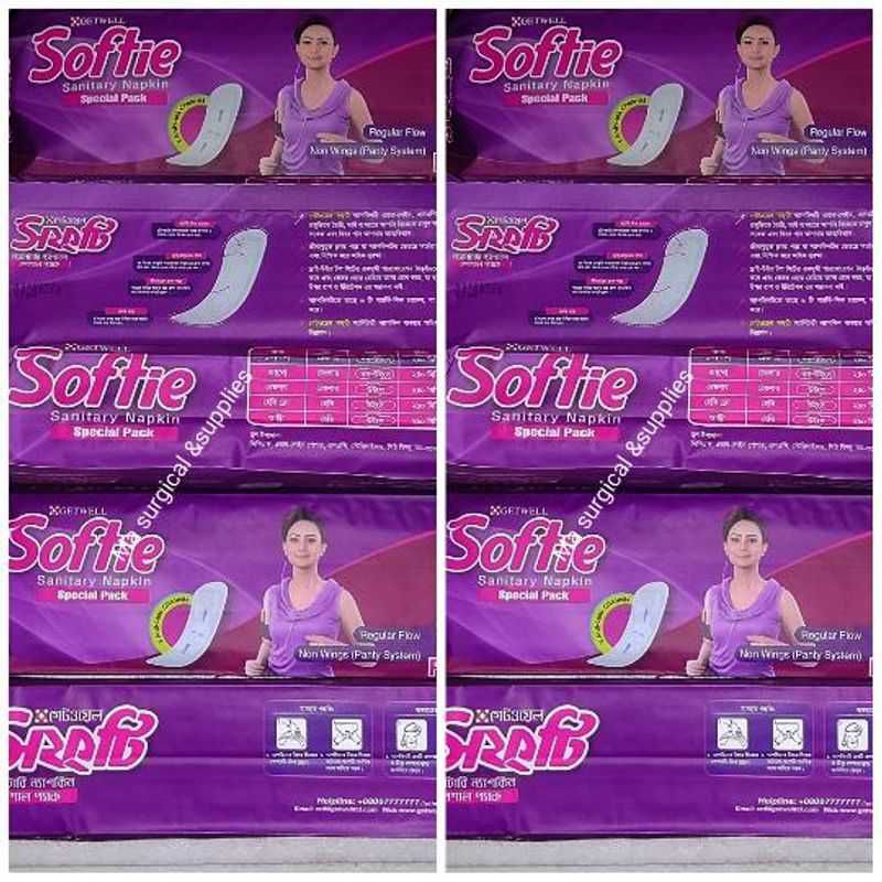 softy spacial sanitary napkin 8pad pack (48 pack)