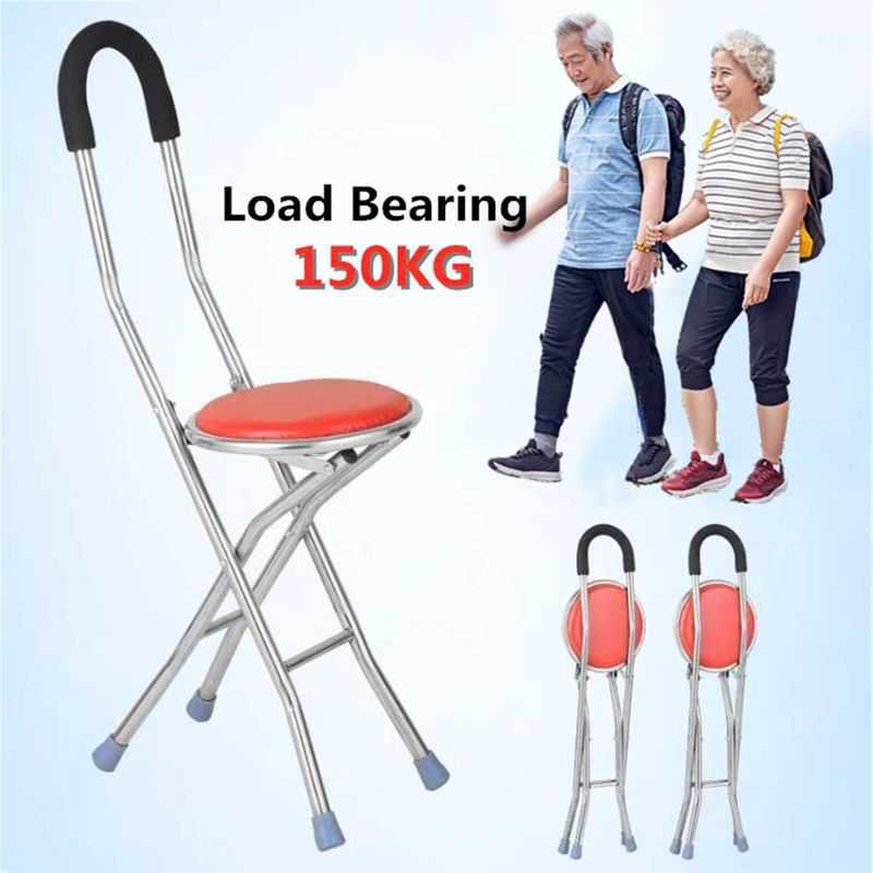 Folding Walking Stick Chair
