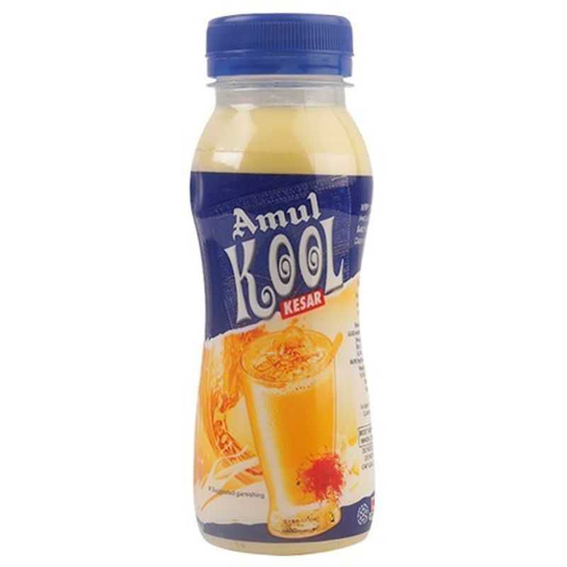 Amul Kool Kesar Flavoured Milk, 180 ml - 20pcs