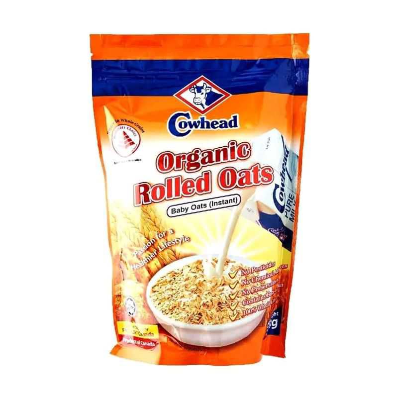 cow hade rolled oats