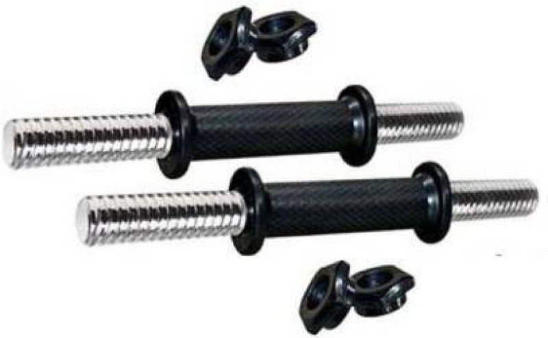Mars Traders 2Pc Dumbbell rod with Plastic nuts Weight Lifting Bar Weight Lifting Bar