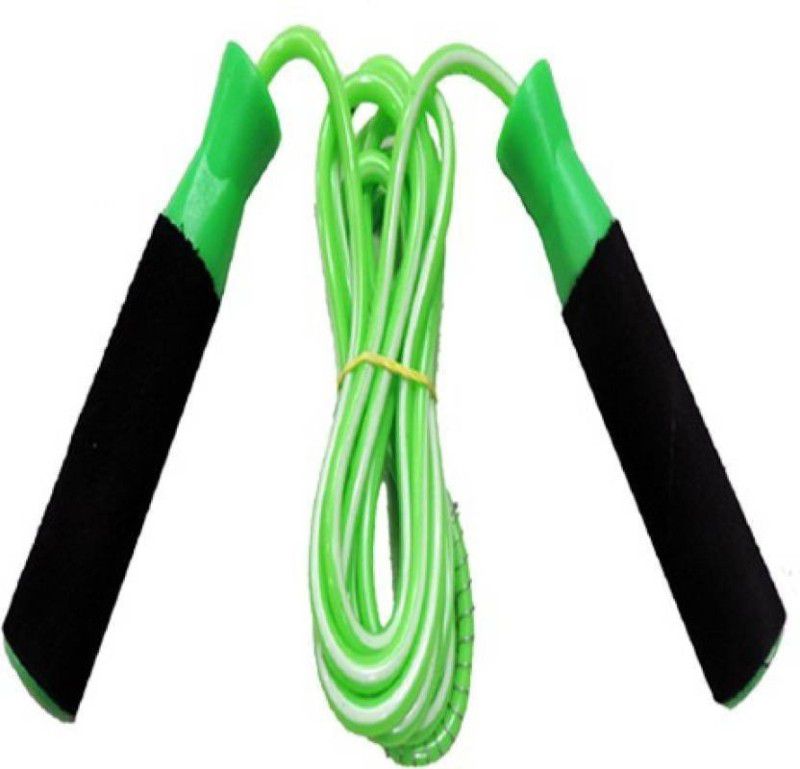Hipkoo Sports Plastic Ball Bearing Skipping Rope  (Multicolor, Length: 290 cm)