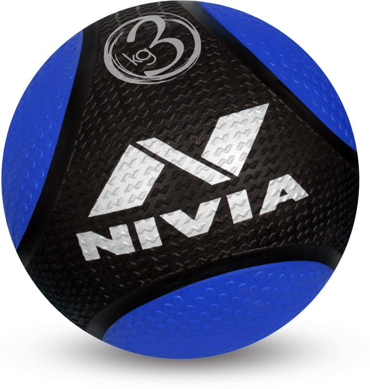 NIVIA Soft medicine ball Medicine Ball  (Weight: 3 kg, Blue)