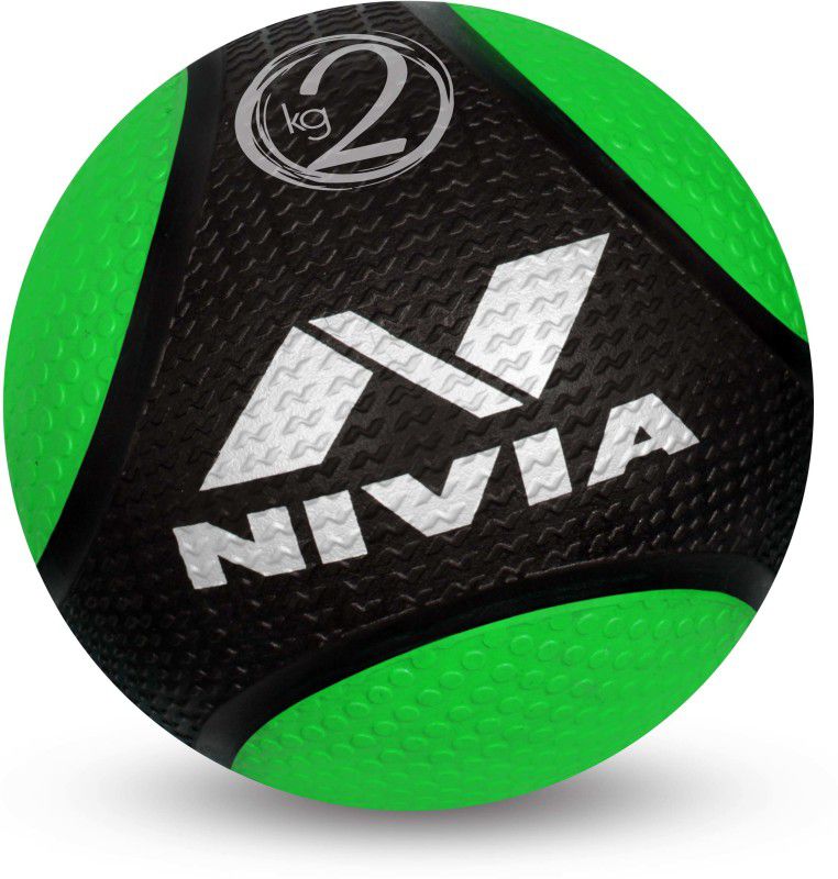 NIVIA Soft medicine ball Medicine Ball  (Weight: 2 kg, Green)