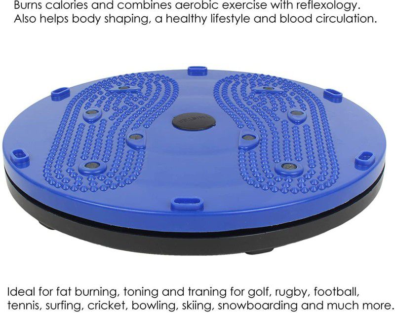 Bos Medicare Surgical Twister Slimmer dynamic acupressure mat , nagnetic therapy Body weight Reducer, Stepper  (Blue)