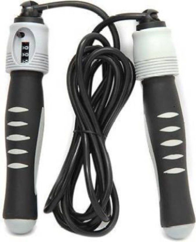 SGR Adjustable Counter Skipping Rope Digital Cordless Skipping Rope  (Black, Length: 200 cm)