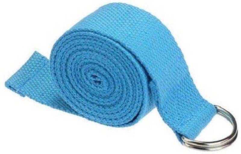 Strauss ST-1326 (6 Feet) Cotton Yoga Strap  (Blue)