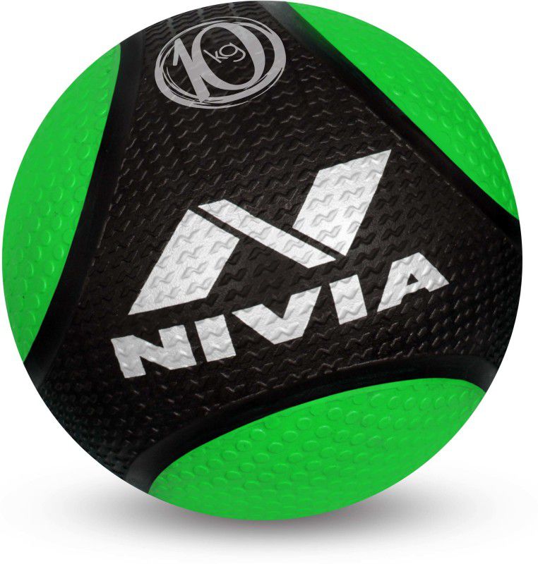 NIVIA Soft medicine ball Medicine Ball  (Weight: 10 kg, Green)