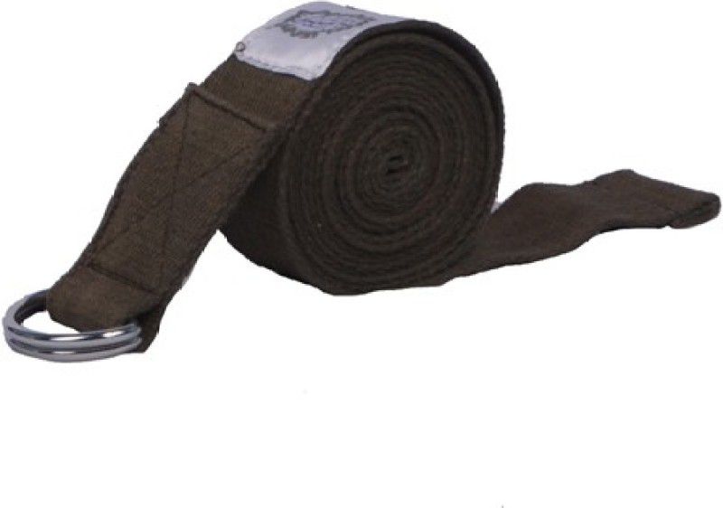 ABV YOGAGR Cotton Yoga Strap  (Grey)