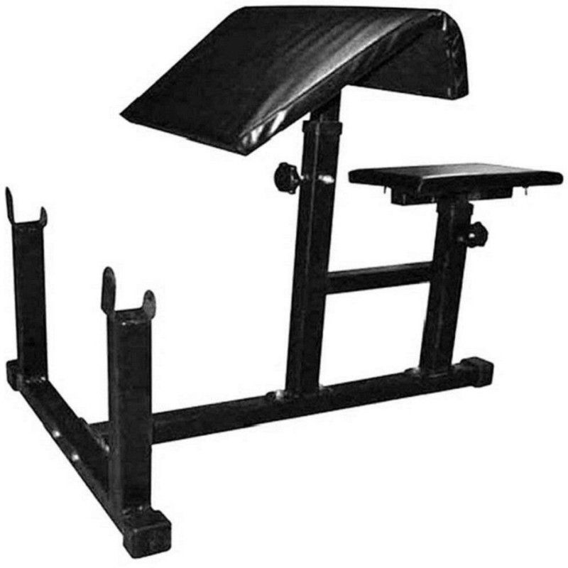 SPIRO Preacher Curl Arm Excercises ( With 210 Kg. Holding Capacity ) Multipurpose Fitness Bench