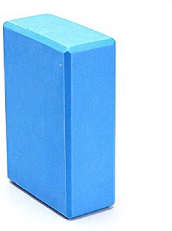 HOUSE OF QUIRK EVA Foam Block to Support and Deepen Poses, Improve Strength Yoga Blocks  (Blue Pack of 1)