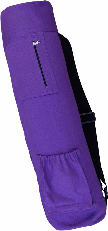 Ryan Cotton Yoga Mat Bag  (Purple, Kit Bag)