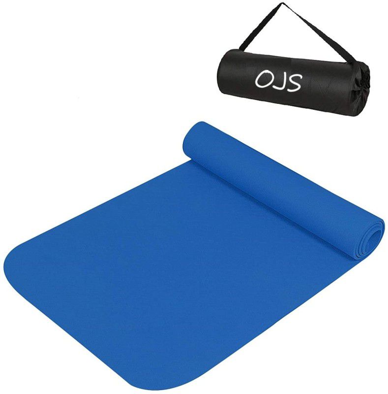 ojs Yoga Mat for Gym Workout & Flooring Exercise for Men and Women with Bag 6MM mm Yoga Mat