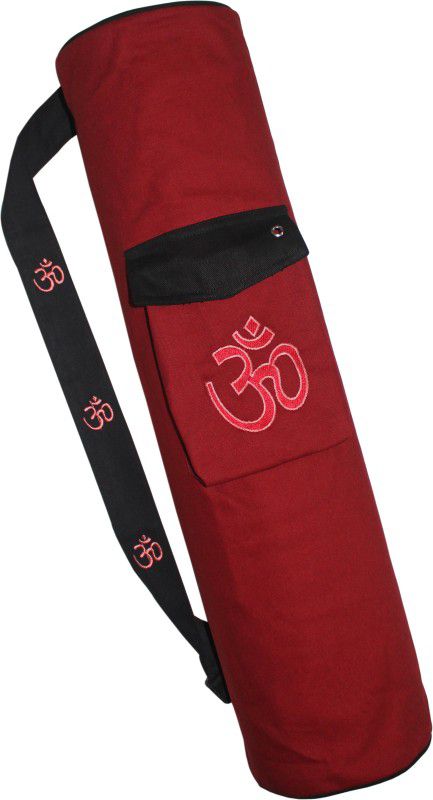 Ryan cotton yoga mat bag  (Red, Kit Bag)
