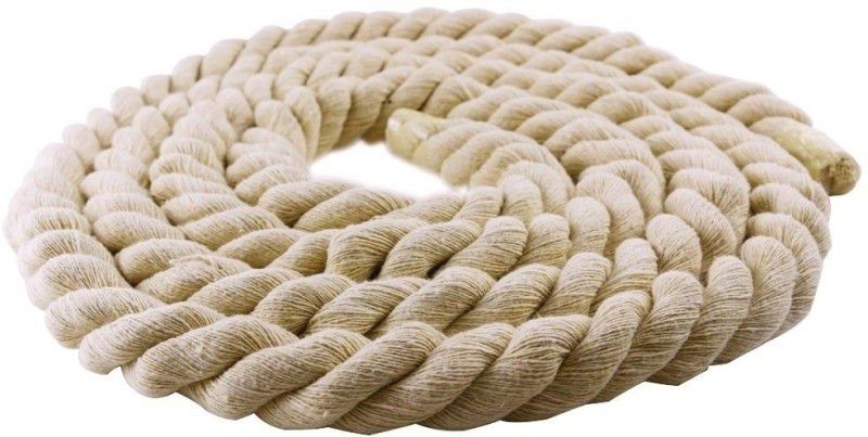 SAIFPRO 15Mtr x 19mm Thickness strand twisted Sports Tug of War Cotton Rope Battle Rope  (Length: 15 ft, Weight: 2.6 kg, Thickness: 19 inch)