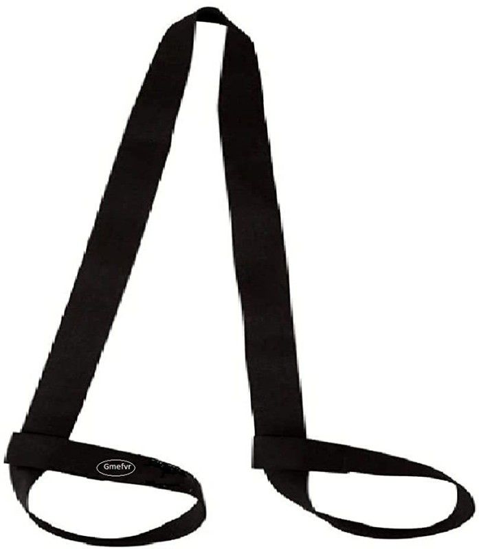 Gmefvr Yoga Mat Strap Black Color 1.2inch Nylon Strap Pack of 3 Nylon Yoga Strap  (Red)