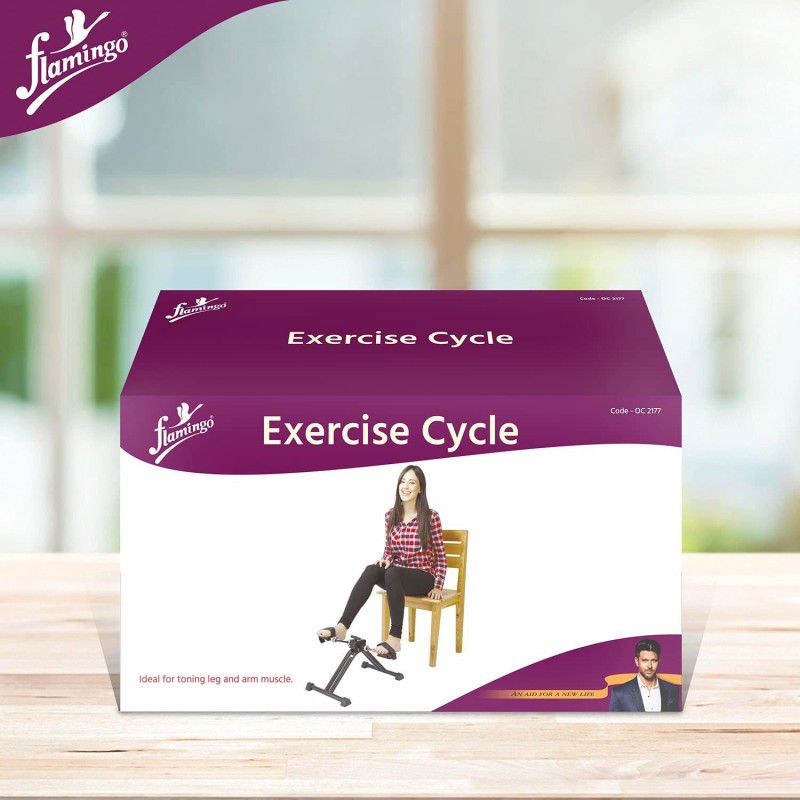 EXCLIQ Mini Pedal Exercise Cycle | Fitness Bike Hands & Foot Workout at home Paralysis Mini Pedal Exerciser Cycle