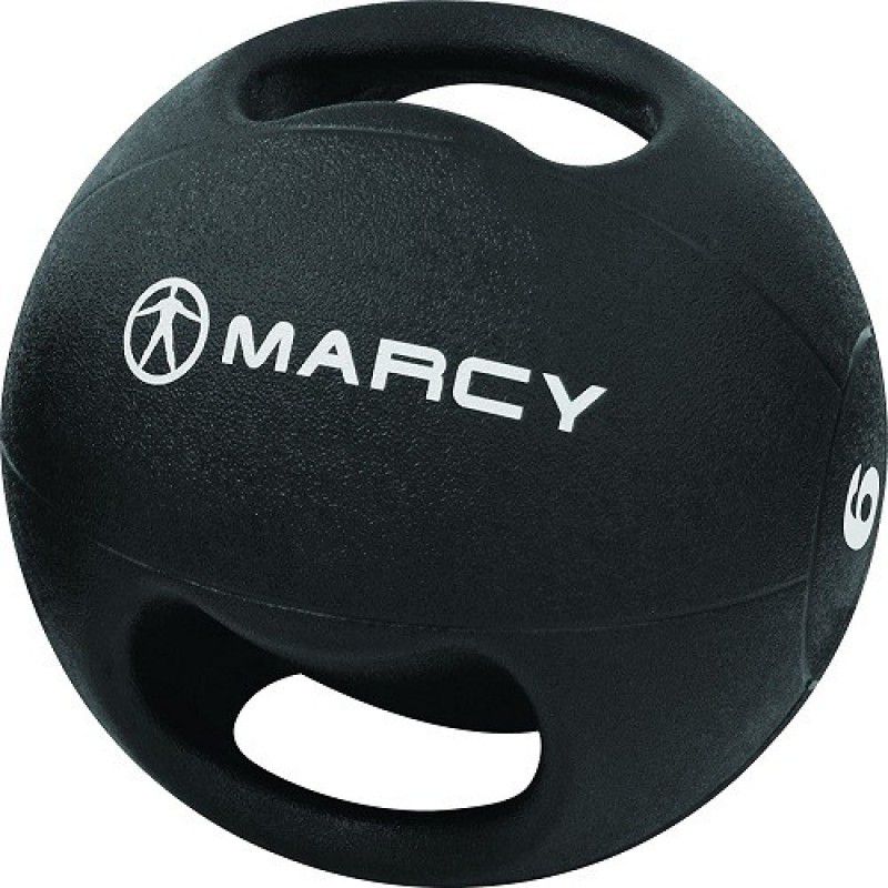 Marcy Dual Grip Medicine Ball  (Weight: 6 kg, Black)