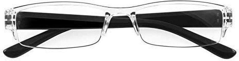 Half Rim (+3.00) Rectangle Reading Glasses  (130 mm)