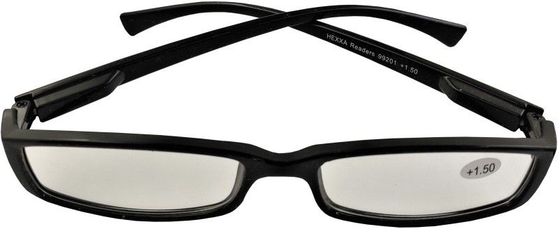 Full Rim (+1.50) Rectangle Anti Glare Reading Glass For Men & Women  (132 mm)