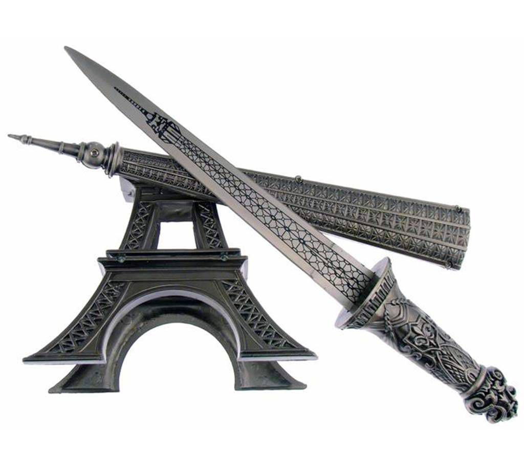 Eiffel Tower fantasy knife showpiece 