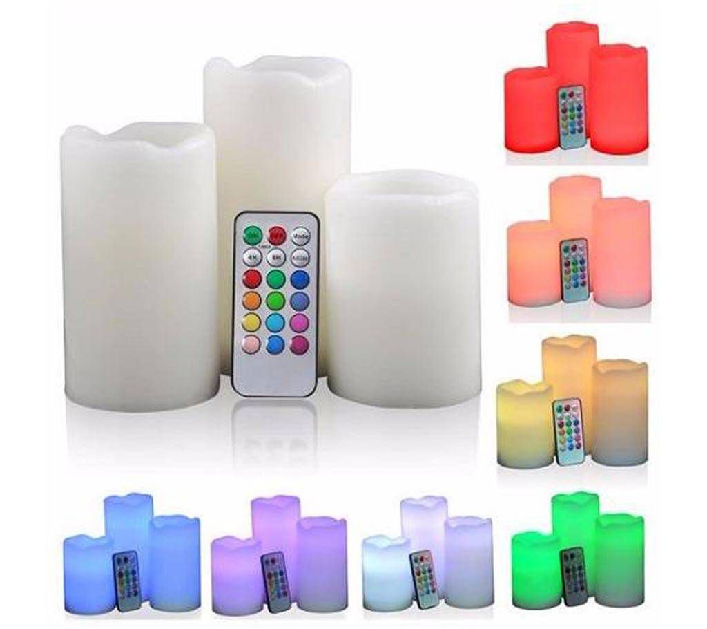 Electric LED Wax candle-3 pc 