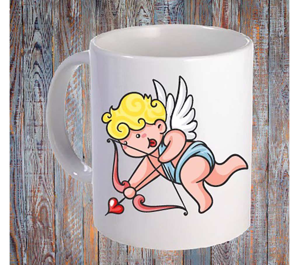 Cupid printed mug