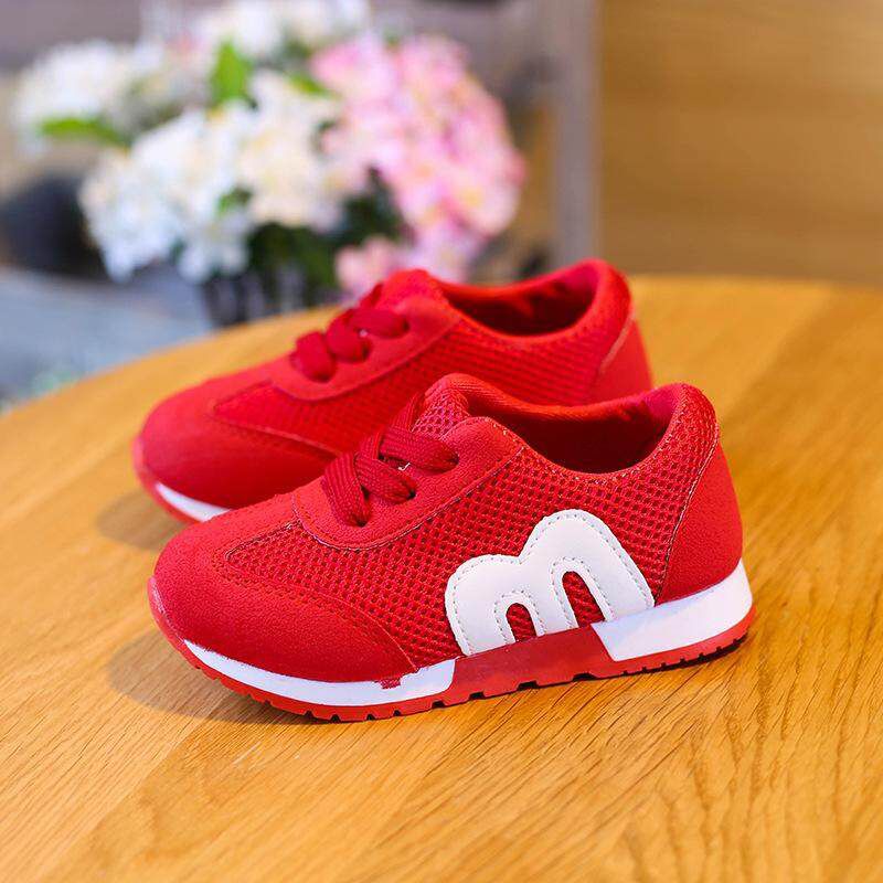Panda Online Baby Kids Sports Shoes Boys Girls Casual Letter M Shoes Children Shoe Sneakers