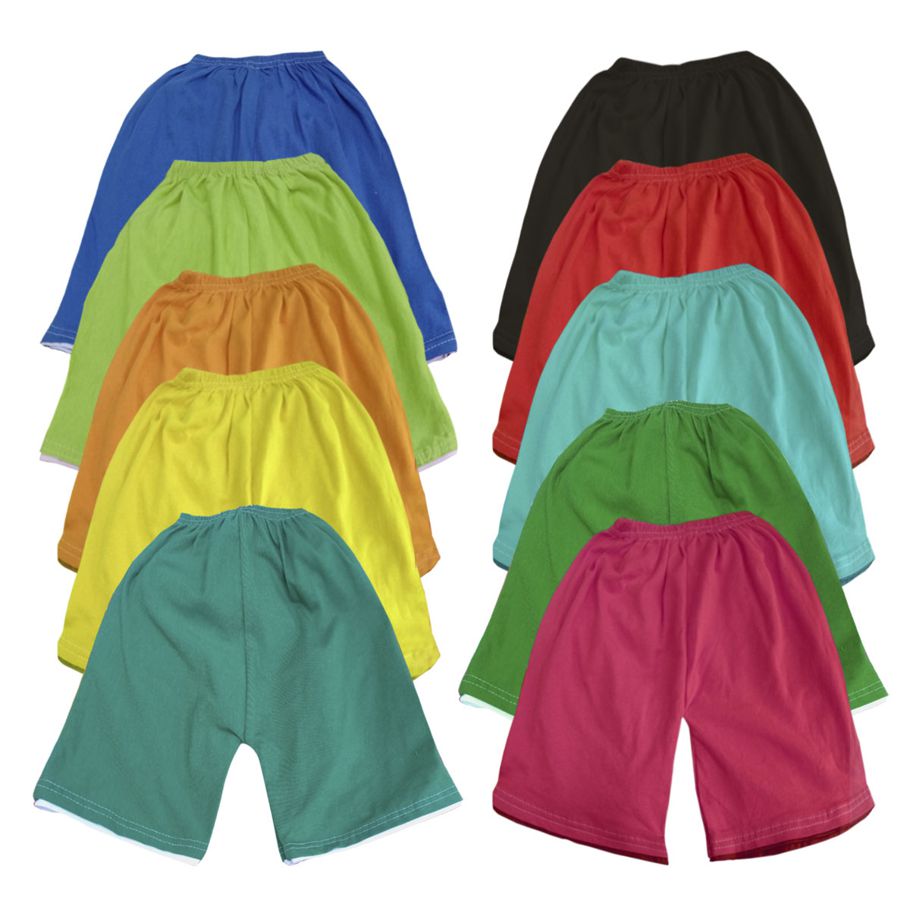 5 Pieces Multi Color Stikar Kids/ Boys & Girls Half Pant by Any color( N.N.Fashion)
