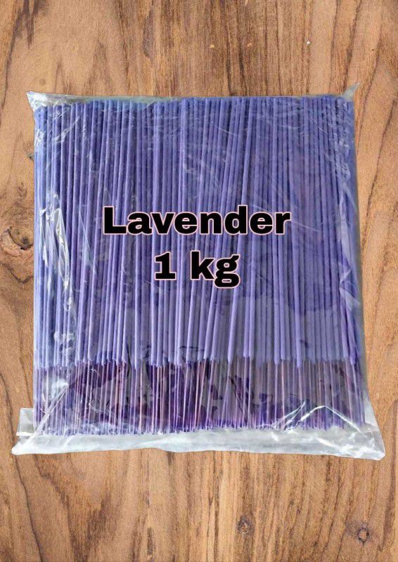 jalaram lavender agarbatti & inense stick No charcoal & 100% herble blue (1 kg) lavender  (1000, Set of 1)