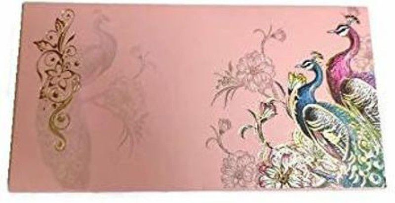 Delhi Dezigns PREMIUM DIGITAL FLOWERS PRINT DESIGN SHAGUNENVELOPES Envelopes  (Pack of 10 Pink)