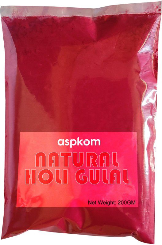AsPKom Holi Color Powder Pack of 3  (Red, Yellow, Green, 200 g)