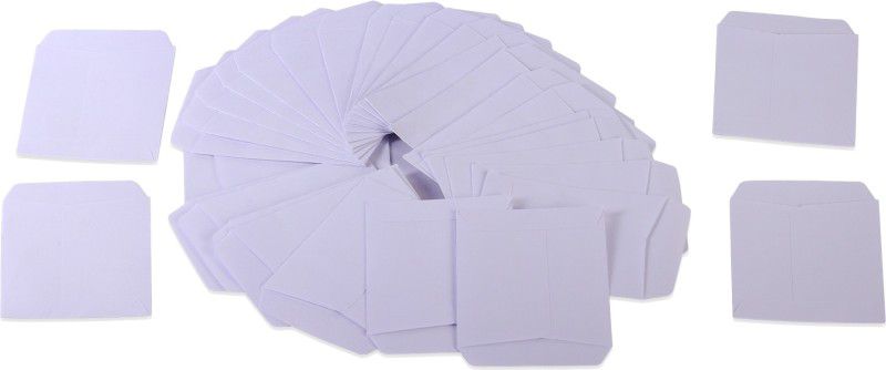 SUNPACKERS White Envelope Size 3 X 2.5 Inch Pack of 2000 Envelopes  (Pack of 2000 White)