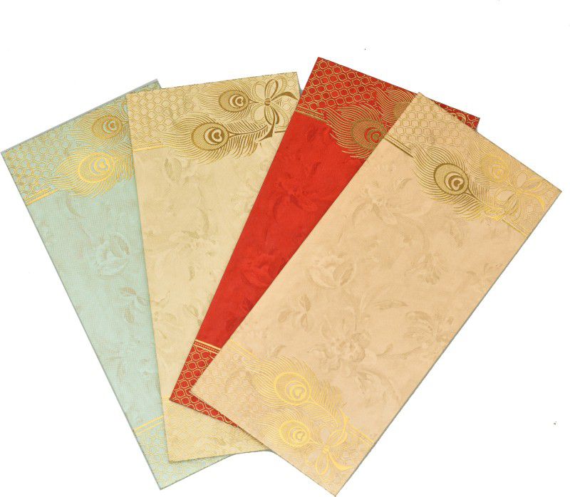 Anand Cards Shagun Envelope Made with Paper Any Occasion Cash Gift Cover Envelopes  (Pack of 30 Multicolor)