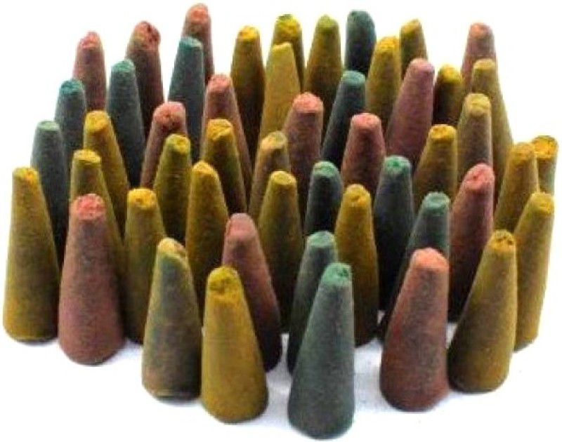 QWEEZER 600 pcs Mix Secnted Colorful Cone Dhoop, Dhoop Cone, Cone Lavender Dhoop  (Pack of 600)